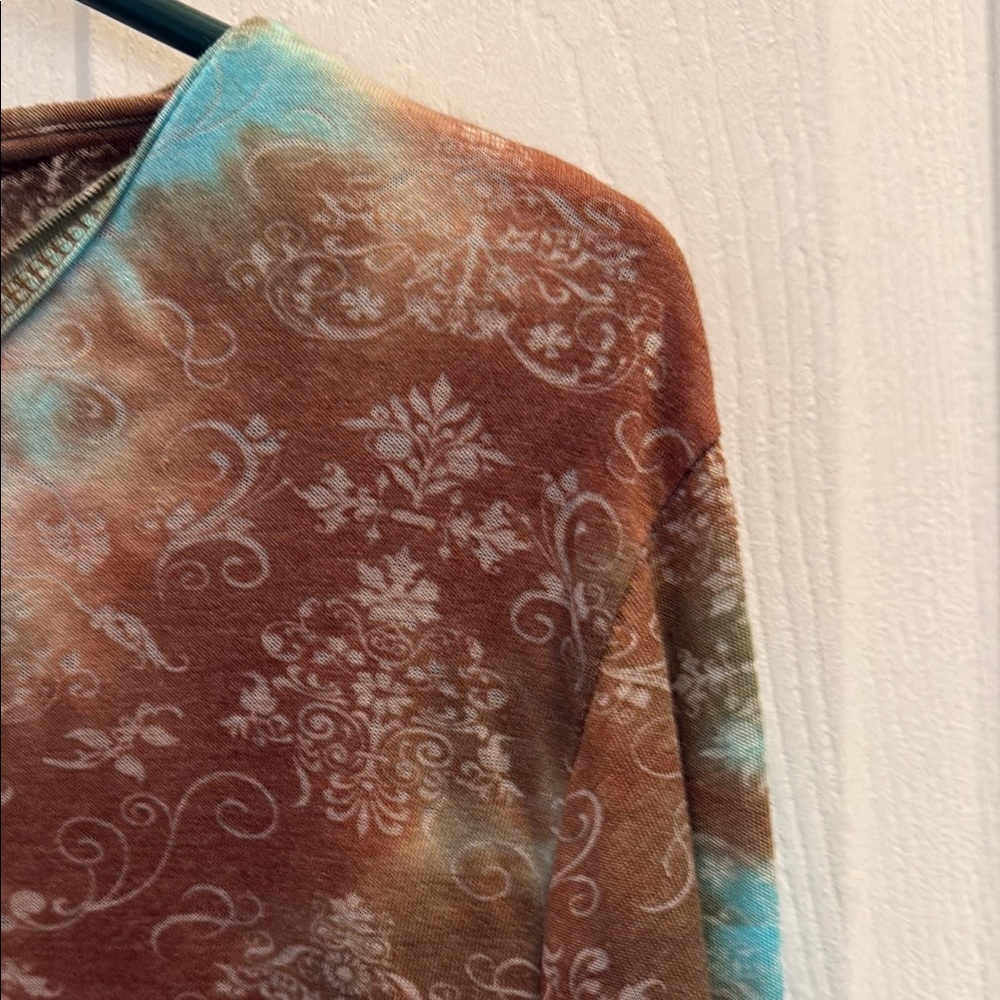 Girl Scouts Tie-Dye Long Sleeve Shirt with Peace and Love Design - Picture 7 of 11